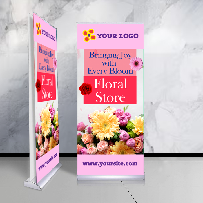 Double Sided Deluxe Retractable Banner