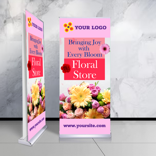 Double Sided Deluxe Retractable Banner